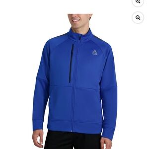 Reebok Men's Performance Jacket in Vibrant Blue size large nwot